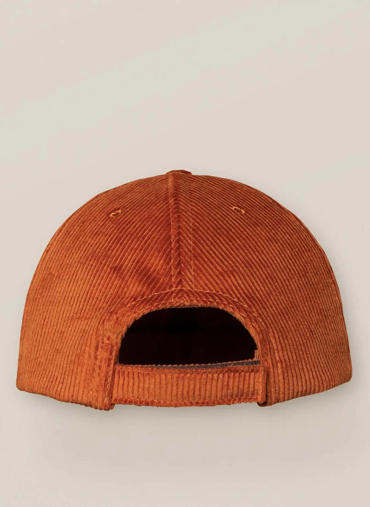 ORANGE CORDUROY BASEBALL CAP