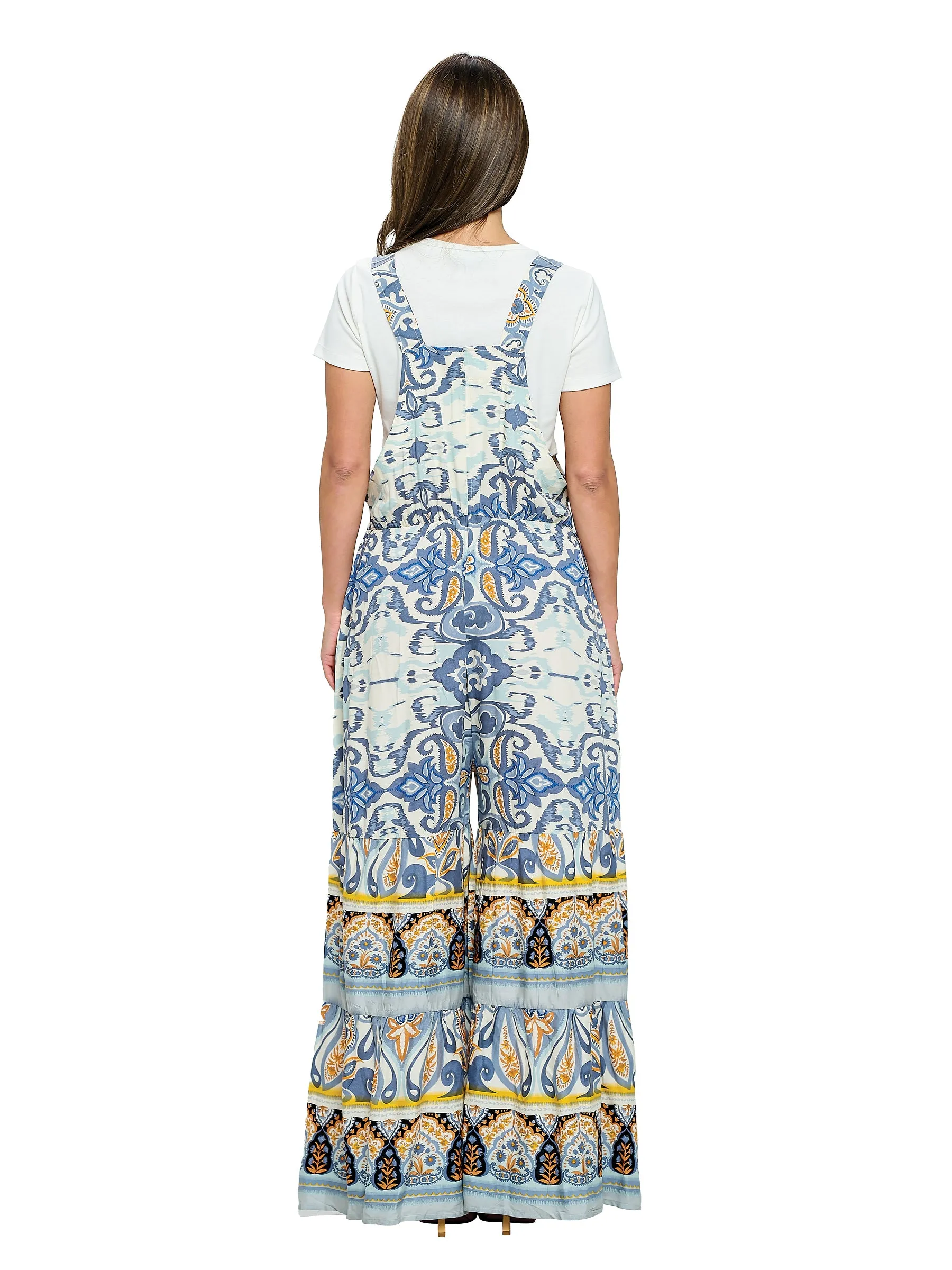 Overall Boho Floral Print