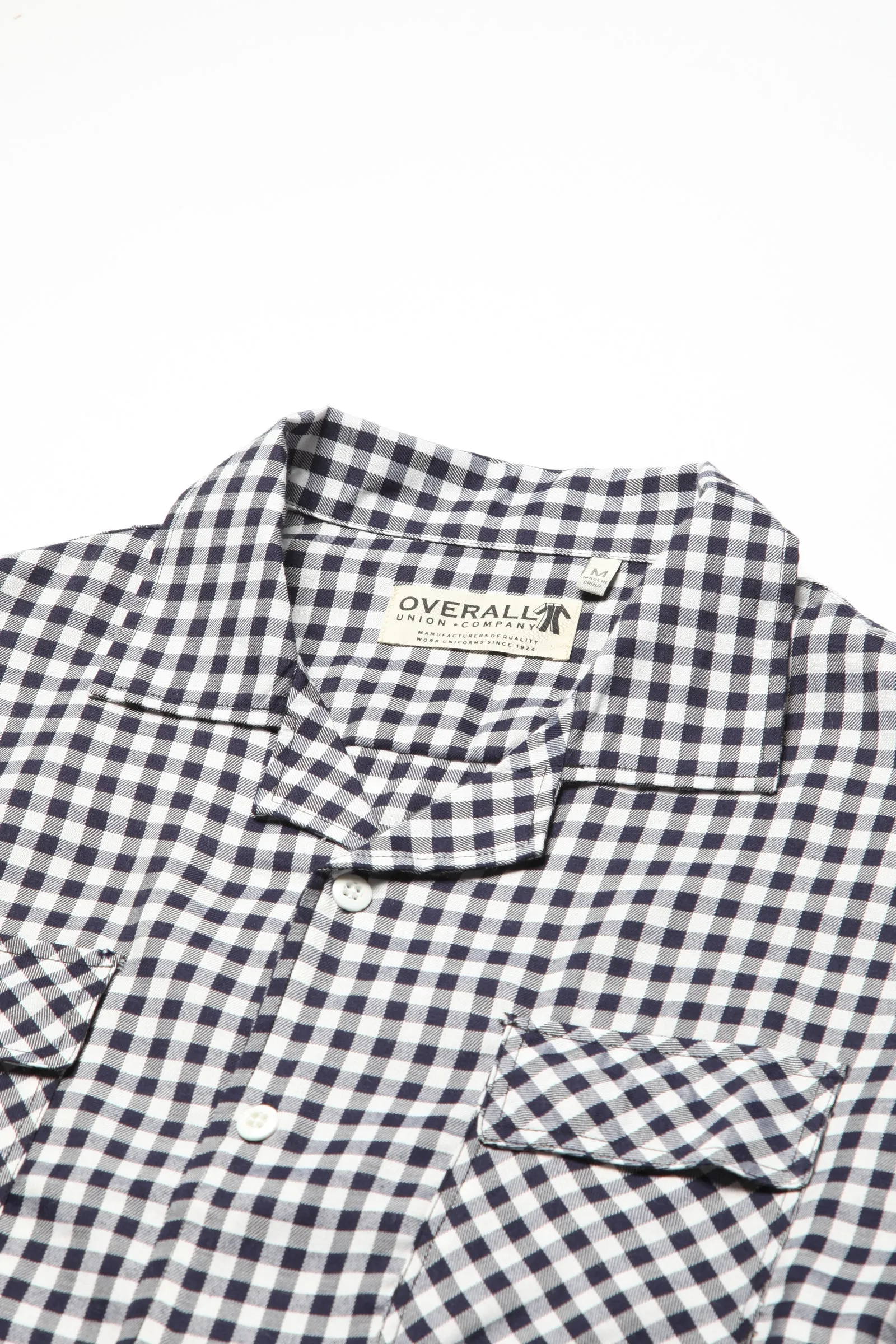 Overall Union - Boxy Short Sleeve Shirt - Gingham