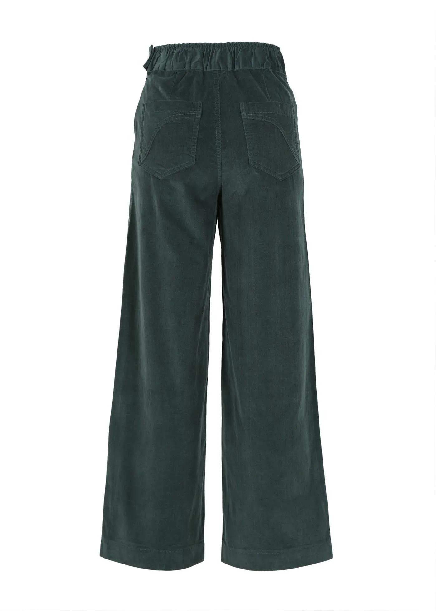 Peggy Pants Forest Green in Summer Corduroy