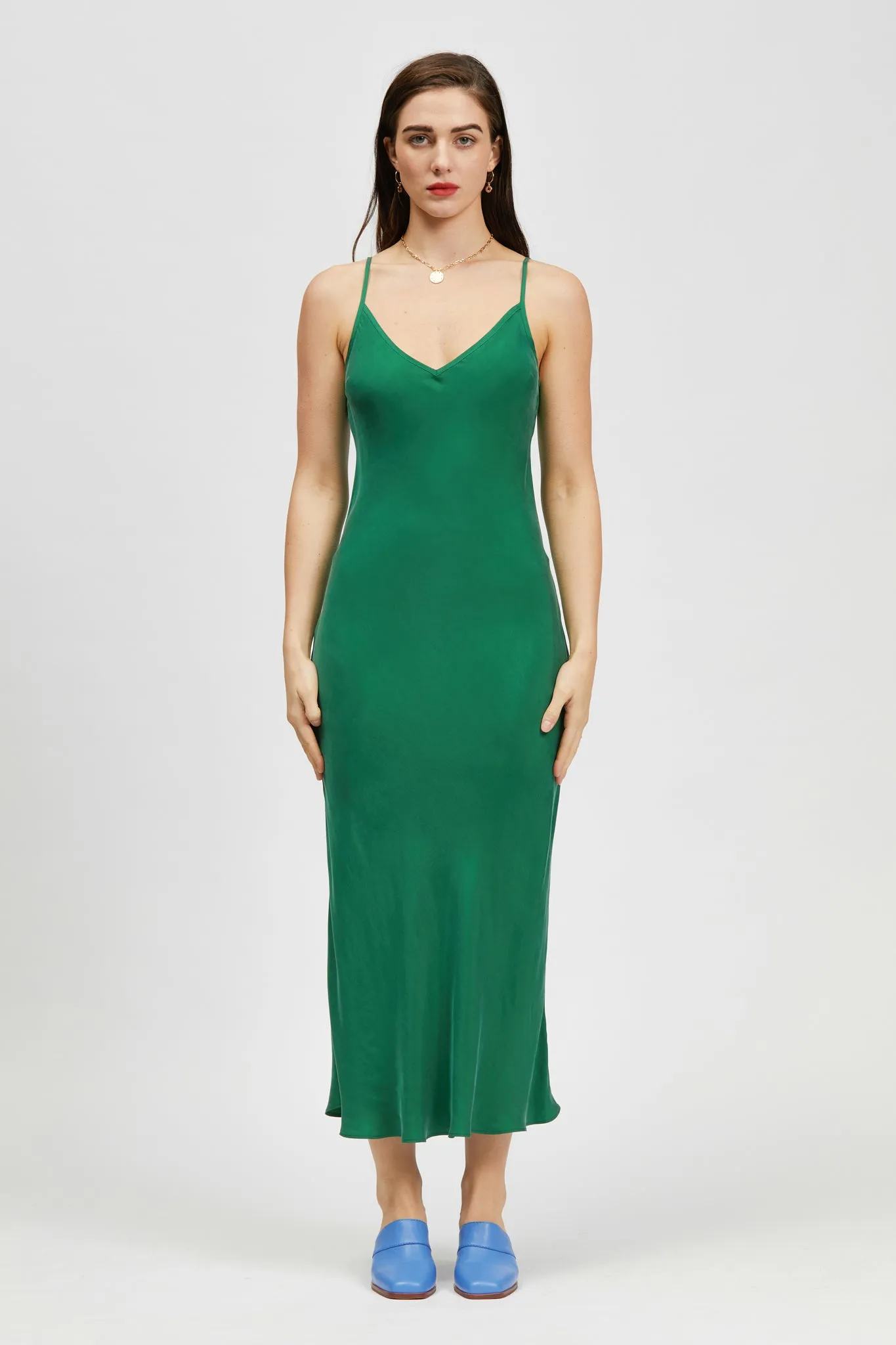 Perto Dress Green