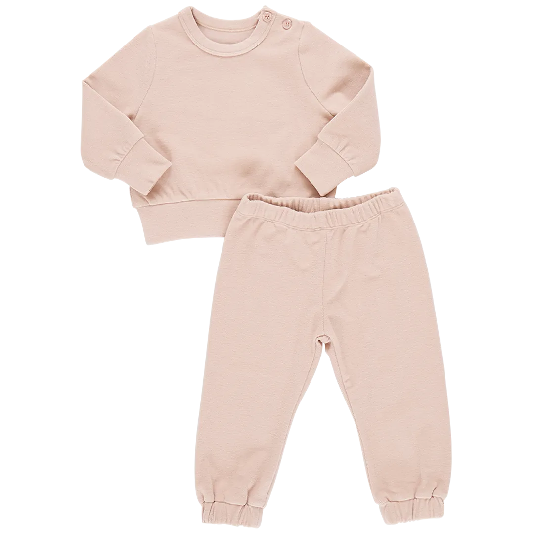 Pink Chicken - Baby Cordy Set - Beige