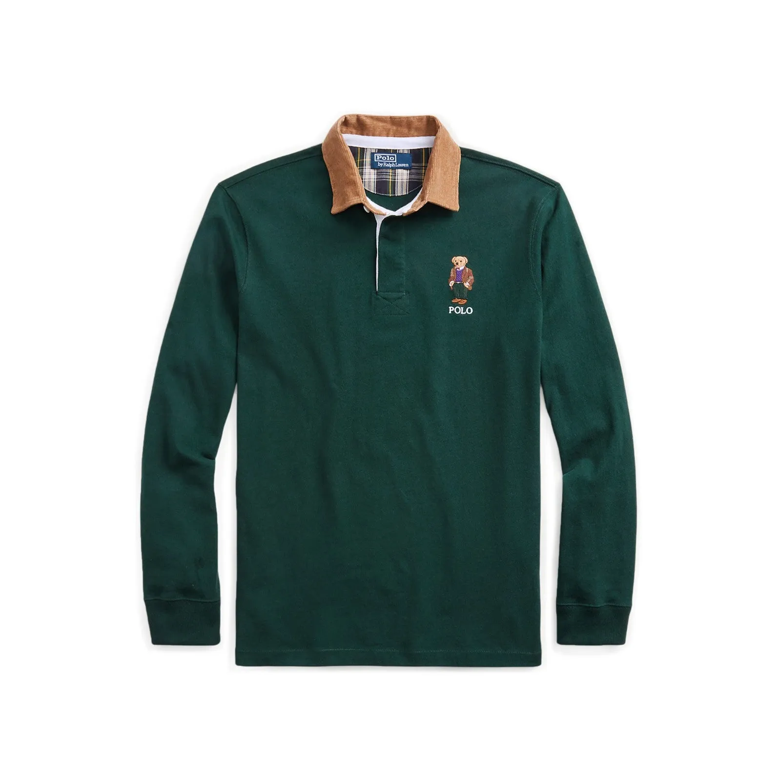 Polo Ralph Lauren Classic Fit (College Green)  Polo Bear Men's Rugby Shirt 710878638003