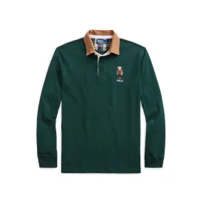 Polo Ralph Lauren Classic Fit (College Green)  Polo Bear Men's Rugby Shirt 710878638003