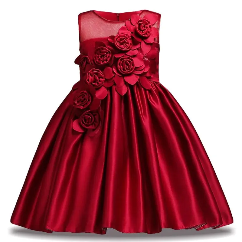 Red Flower Dress