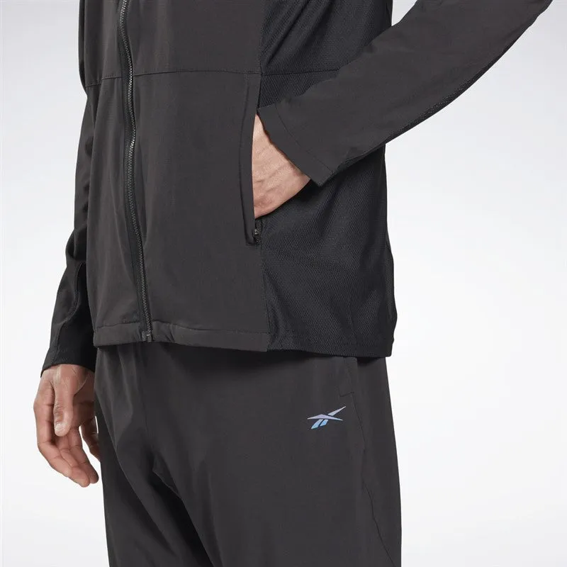 Reebok Men OSR Track Jacket Full Zip-Black