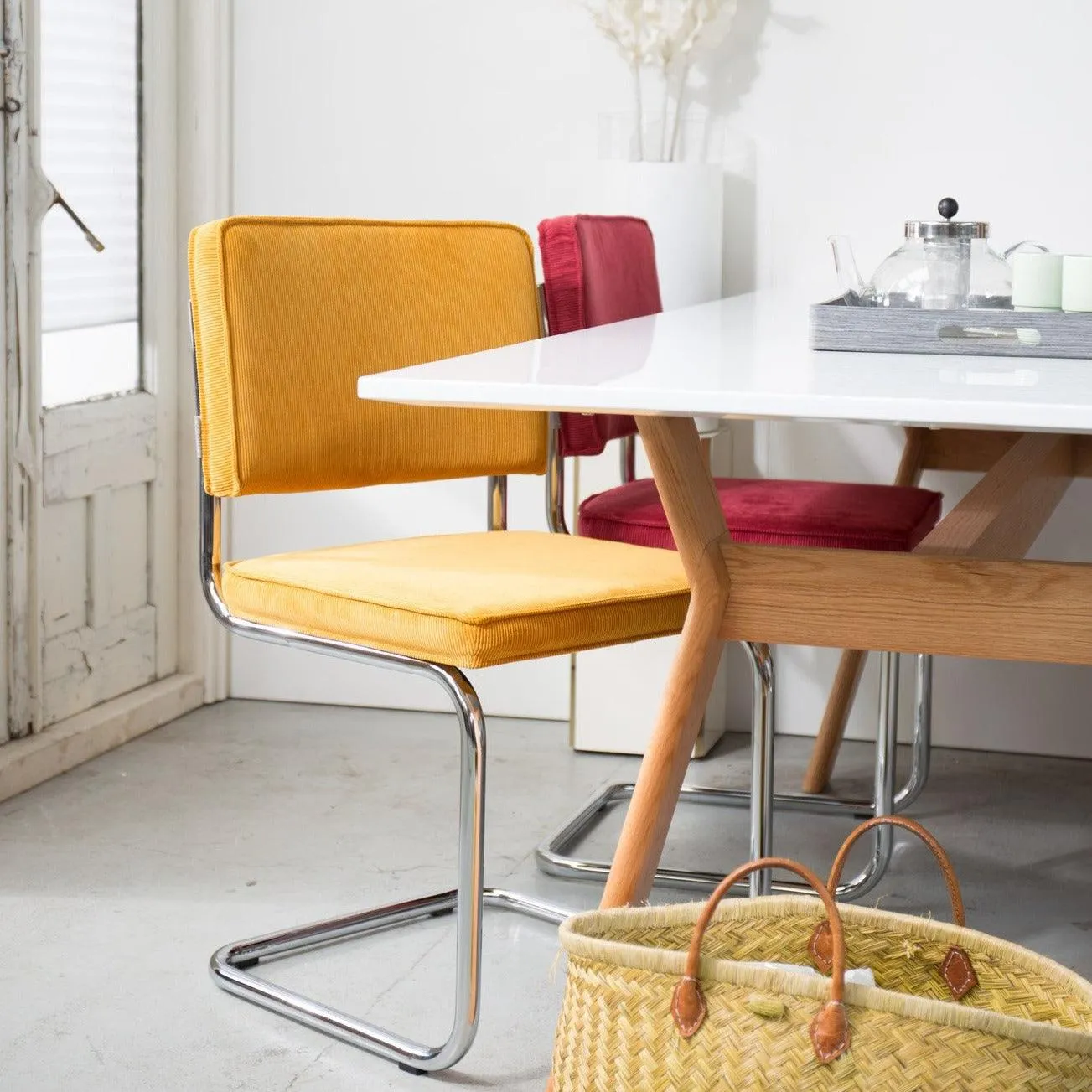 RIDGE RIB chair yellow