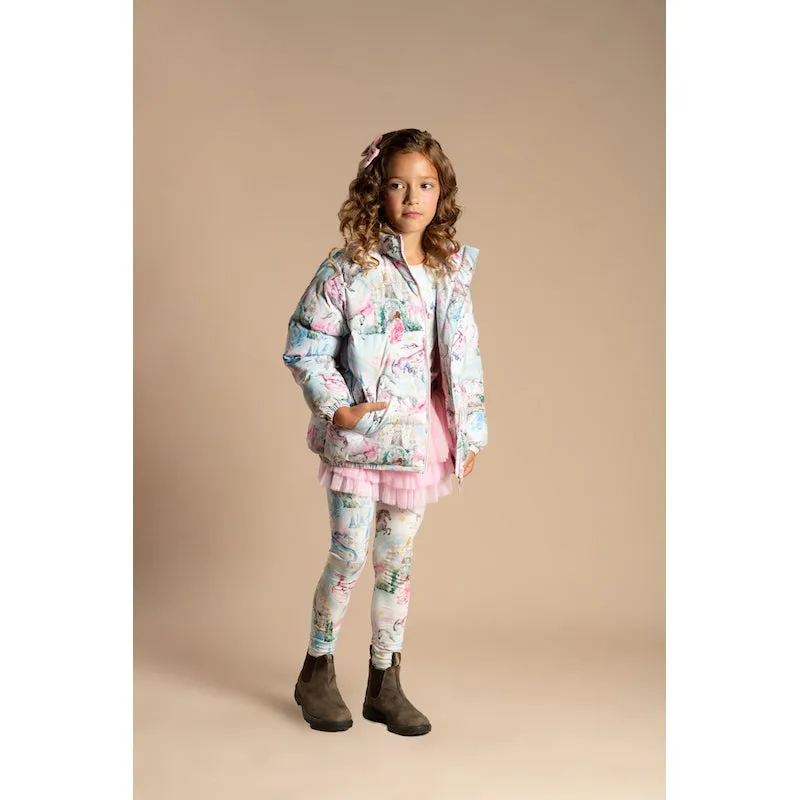 Rock Your Kid Fairy Tales Puff Padded Jacket With Lining