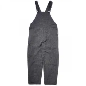 SALT AND PEPPER CHAMBRAY BIB OVERALL