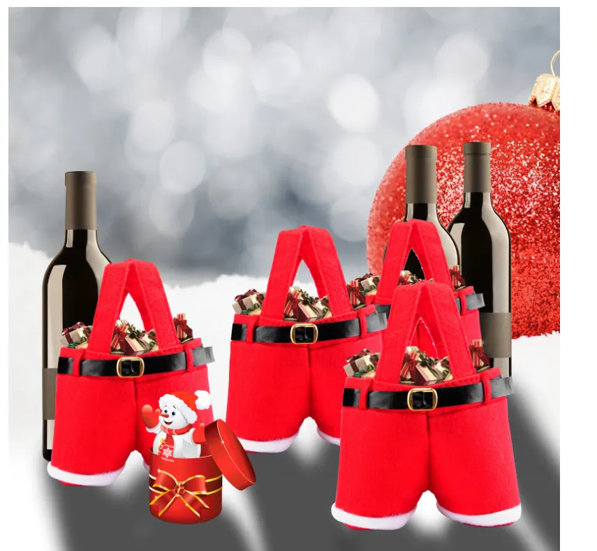 Santa Pants Christmas Gift Bag