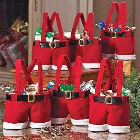 Santa Pants Christmas Gift Bag