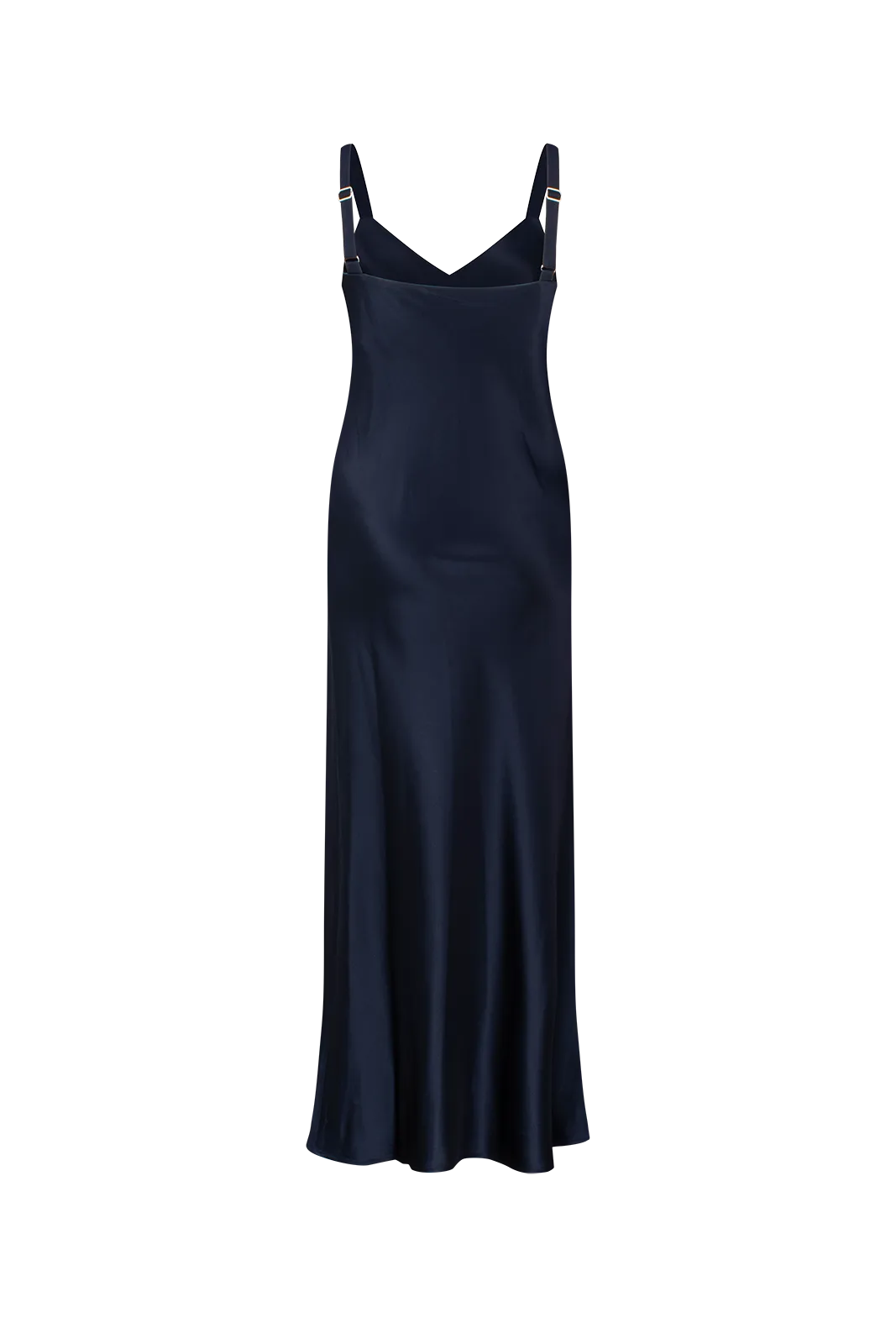 SILK SLIP DRESS NAVY