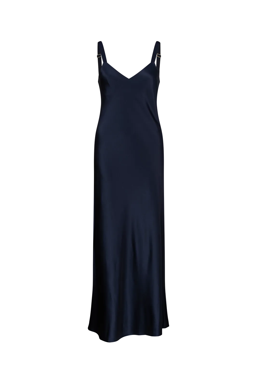 SILK SLIP DRESS NAVY