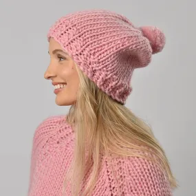 Slouchy Bobble Hat Knitting Kit