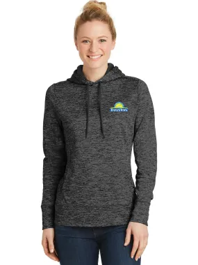 Sport-Tek Ladies PosiCharge Electric Heather Fleece Hooded Pullover