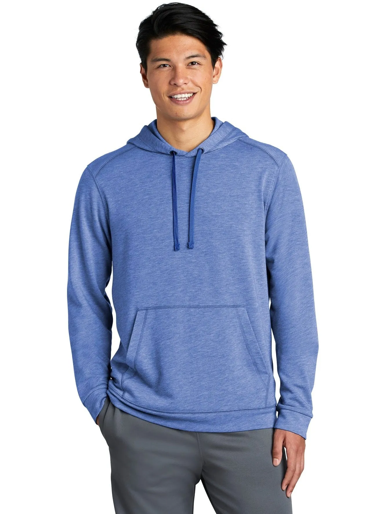 Sport-Tek Posicharge Tri-Blend Wicking Fleece Hooded Pullover