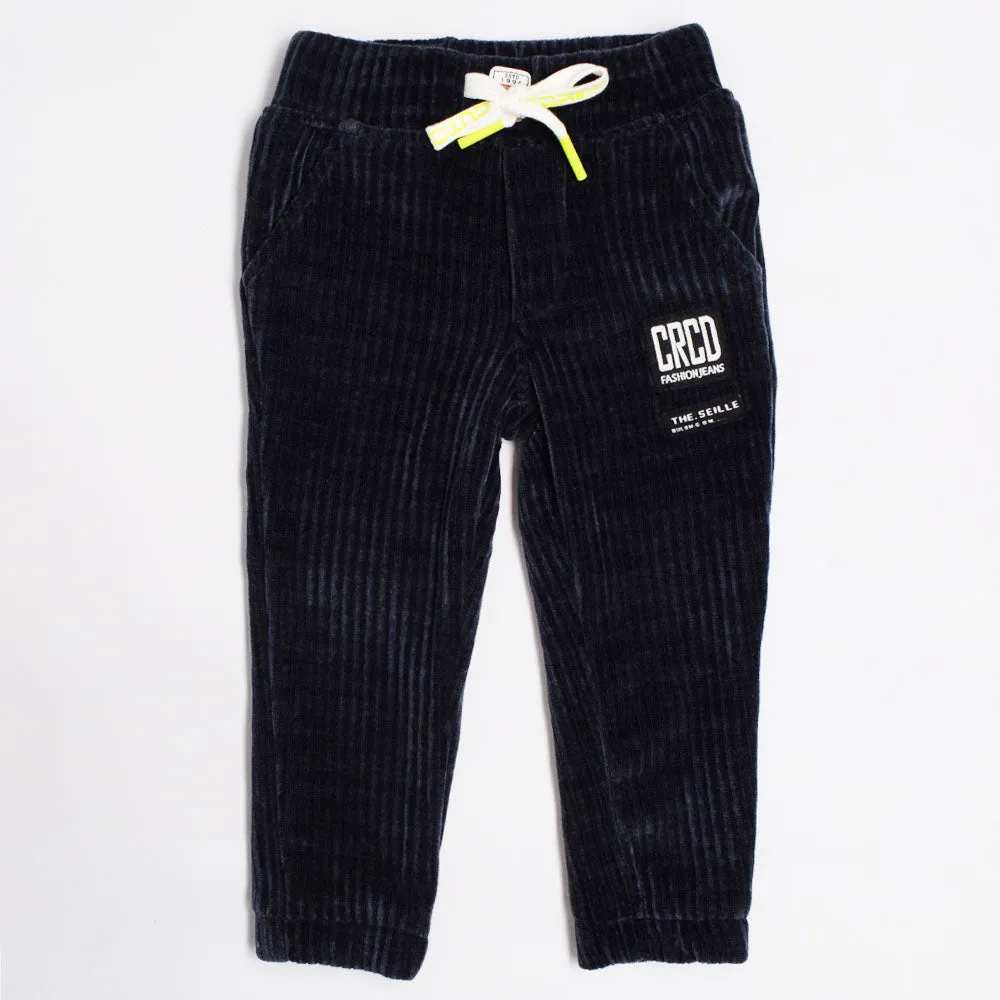 Striped Corduroy Warm Sweatpants Joggers- Grey, Brown, Green & Black