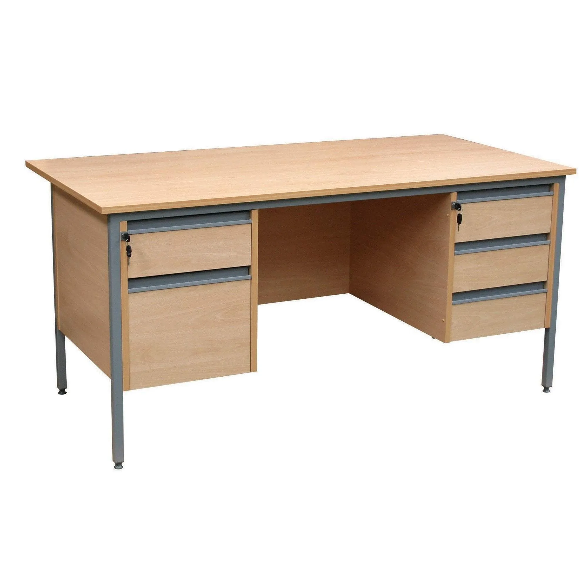 Teacher's Double Pedestal Desk