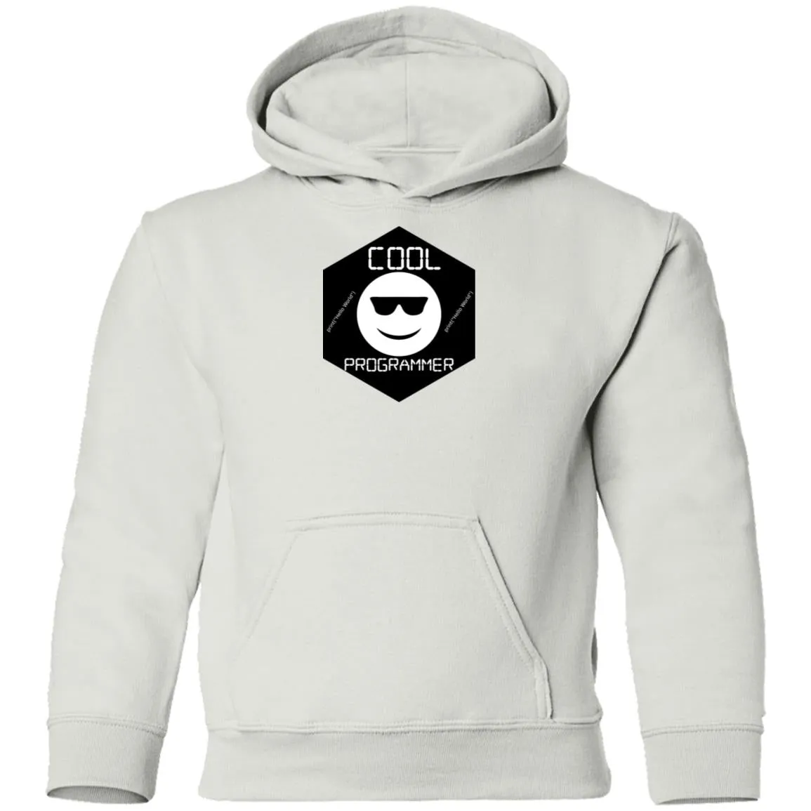 The Cool Programmer  Youth Pullover Hoodie For Techies(Kids)