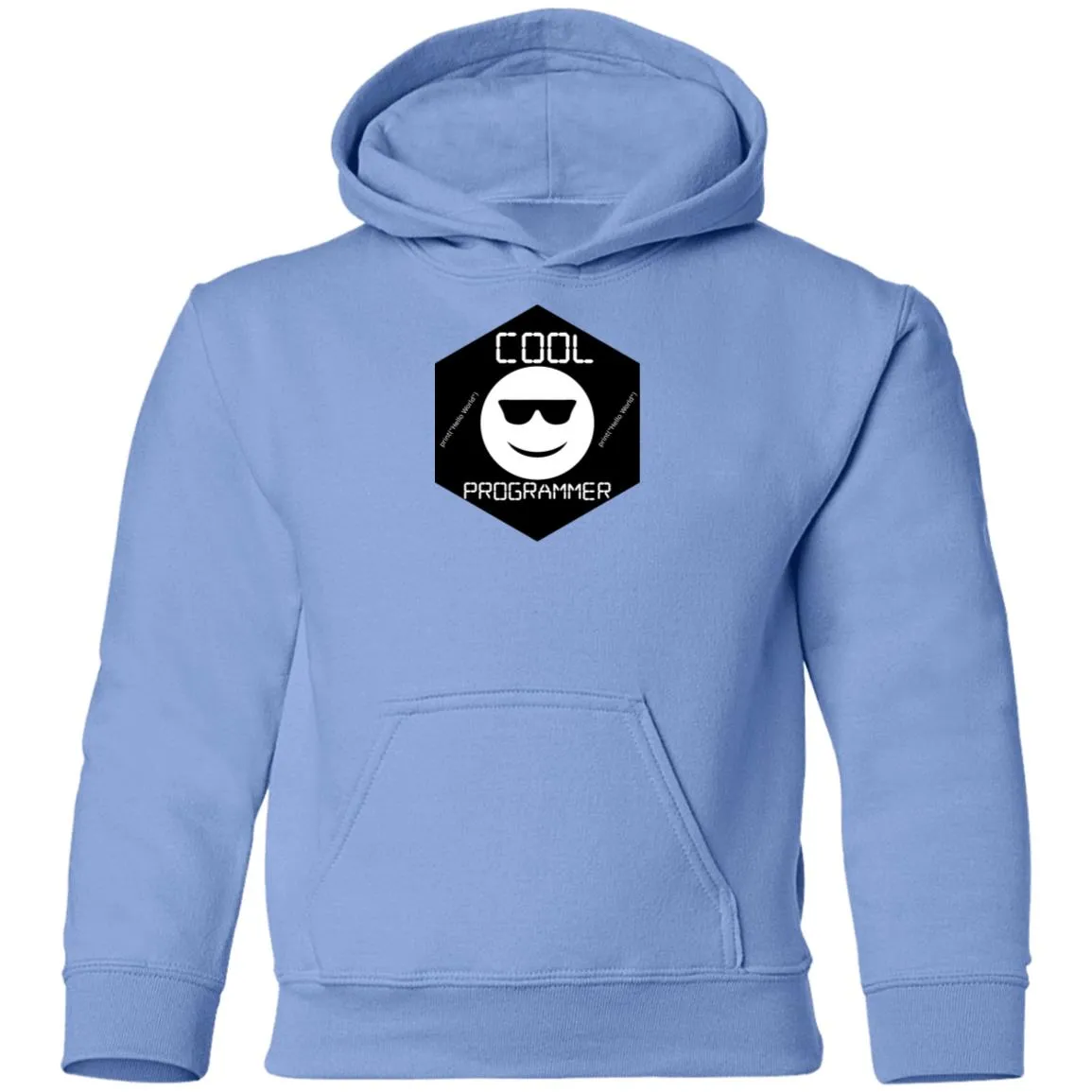 The Cool Programmer  Youth Pullover Hoodie For Techies(Kids)