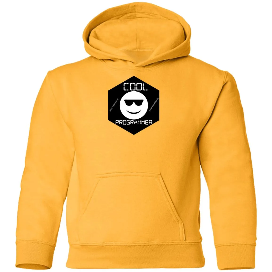 The Cool Programmer  Youth Pullover Hoodie For Techies(Kids)