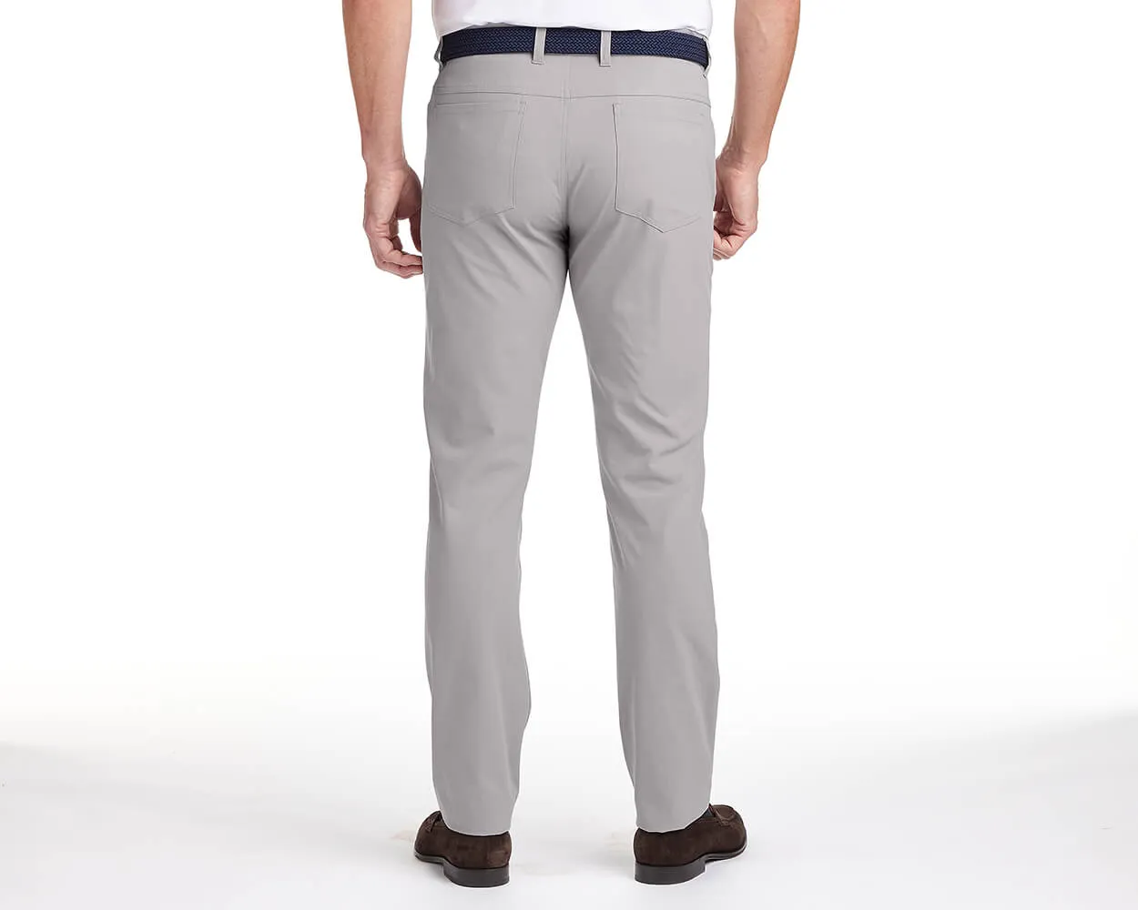 The Parker Pant: Gray 32" Length