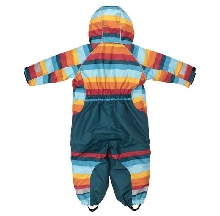 Villervalla Snowsuit Overall - Multistripe Midnight