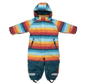 Villervalla Snowsuit Overall - Multistripe Midnight