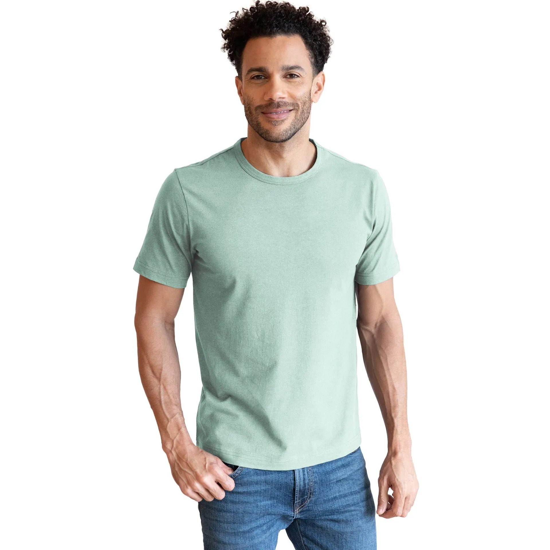 Vustra Sea Glass Short-Sleeve Solid Tee