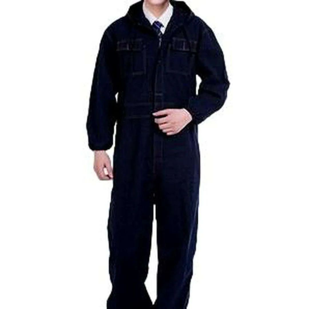 Wear resistant men's denim overall