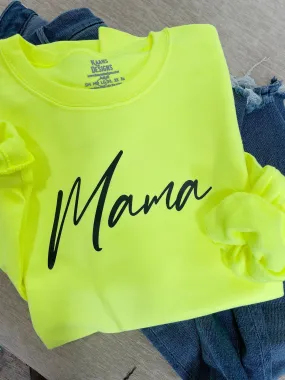 Women's Pullover - Mama (Script) Design