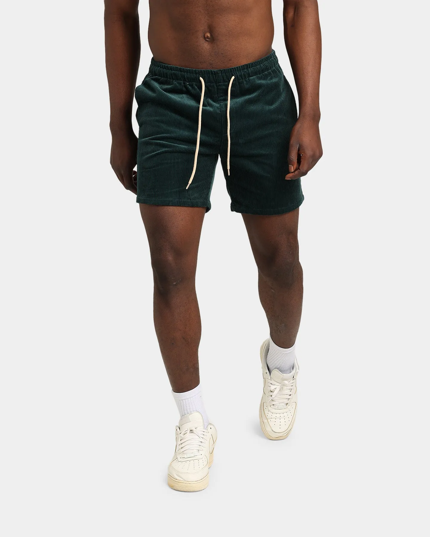 XXIII Riven Cord Shorts Forest Green